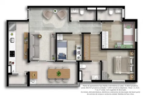 imagem 2 - Apartamento com 3 dormitórios à venda, 91m² por R$ 952.272,26 - Botânica Flora Brasilis, Jardim Cidade Jardim - Indaiatuba/SP imagem 2 - Apartamento com 3 dormitórios à venda, 91m² por R$ 952.272,26 - Botânica Flora Brasilis, Jardim Cidade Jardim - Indaiatuba/SP